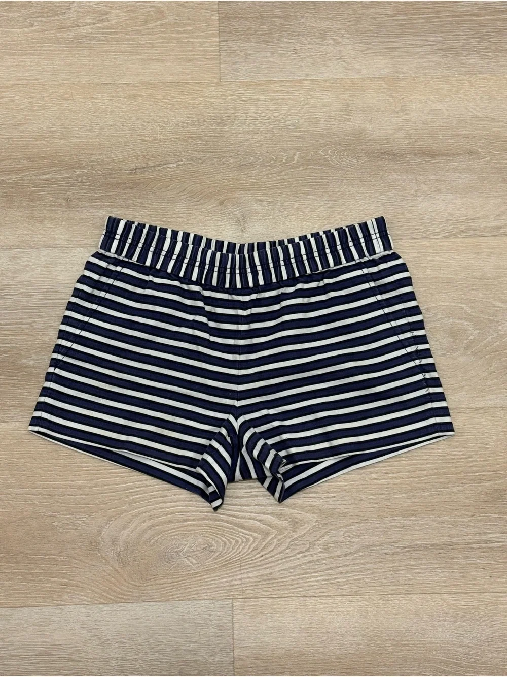 J. Crew Navy and White Striped Women’s Shorts